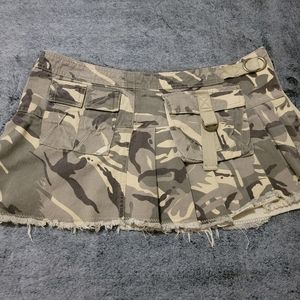 Camo Mini Skirt
